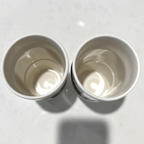 Starbucks Ceramic Mug Pair with Wood Cuff - Picture 4 of 5